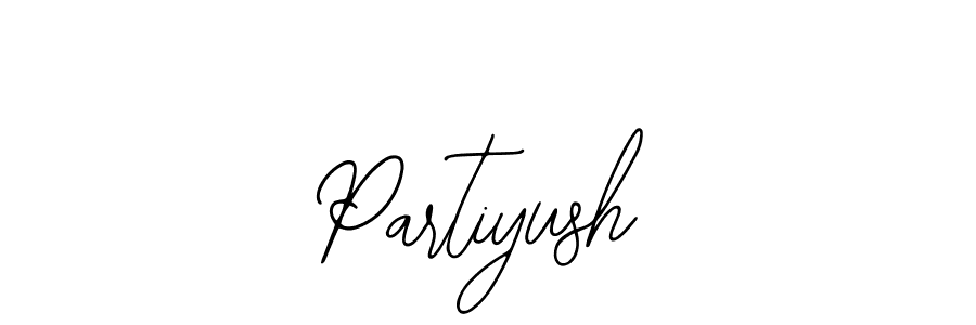 Make a beautiful signature design for name Partiyush. With this signature (Bearetta-2O07w) style, you can create a handwritten signature for free. Partiyush signature style 12 images and pictures png