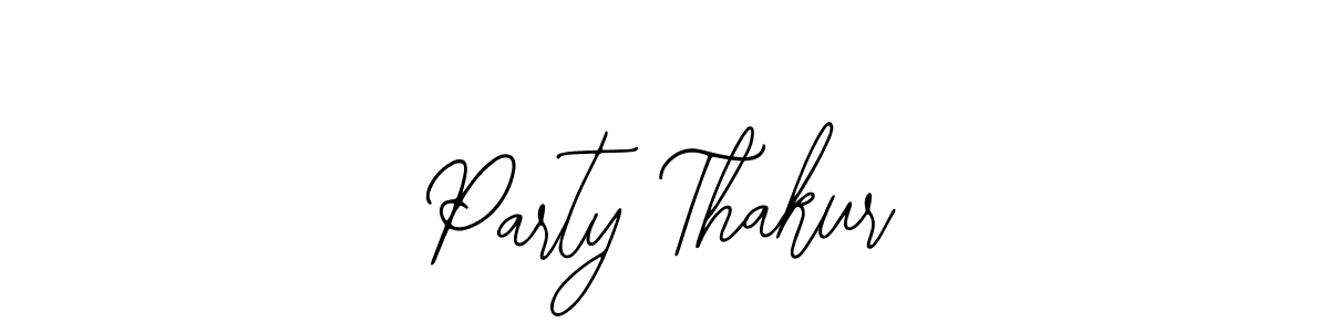 Also You can easily find your signature by using the search form. We will create Party Thakur name handwritten signature images for you free of cost using Bearetta-2O07w sign style. Party Thakur signature style 12 images and pictures png