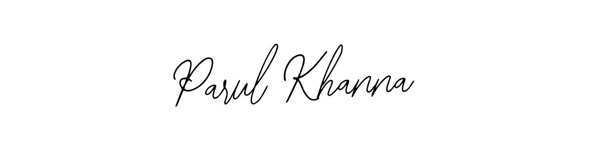 Make a beautiful signature design for name Parul Khanna. Use this online signature maker to create a handwritten signature for free. Parul Khanna signature style 12 images and pictures png