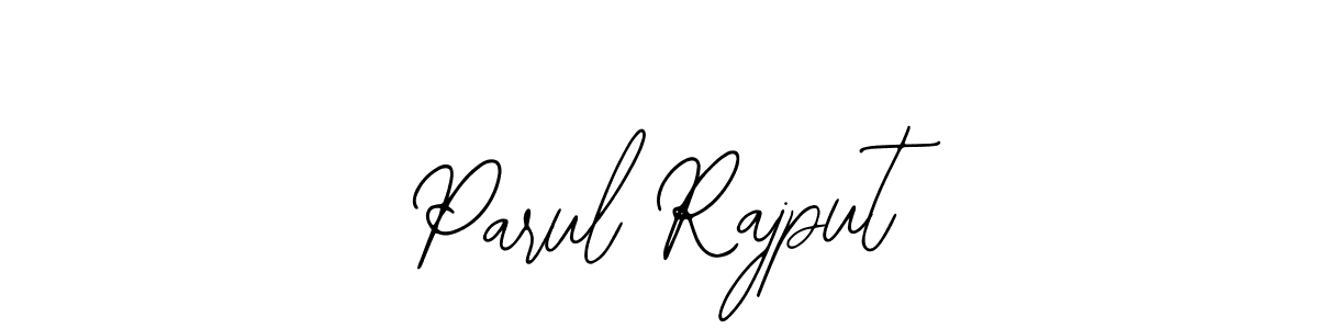 Use a signature maker to create a handwritten signature online. With this signature software, you can design (Bearetta-2O07w) your own signature for name Parul Rajput. Parul Rajput signature style 12 images and pictures png