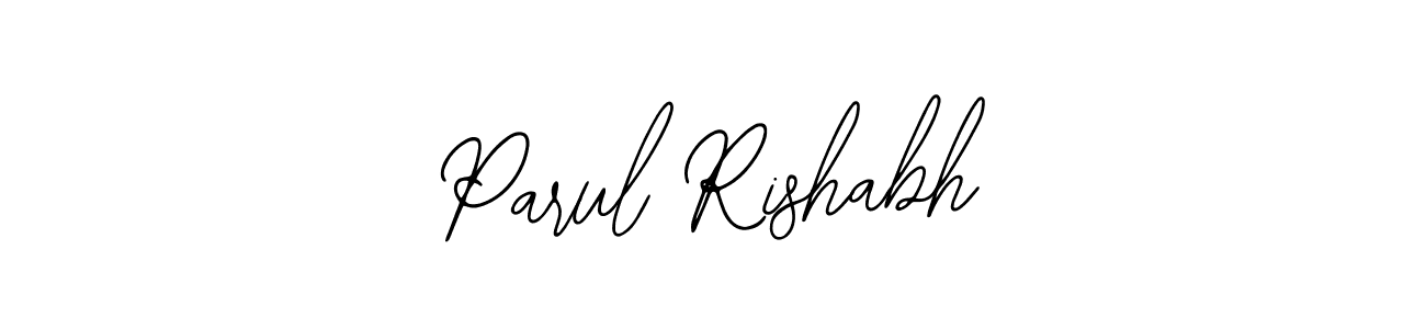 The best way (Bearetta-2O07w) to make a short signature is to pick only two or three words in your name. The name Parul Rishabh include a total of six letters. For converting this name. Parul Rishabh signature style 12 images and pictures png