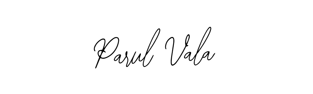 You should practise on your own different ways (Bearetta-2O07w) to write your name (Parul Vala) in signature. don't let someone else do it for you. Parul Vala signature style 12 images and pictures png