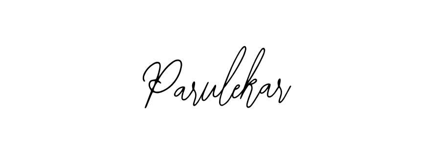 Design your own signature with our free online signature maker. With this signature software, you can create a handwritten (Bearetta-2O07w) signature for name Parulekar. Parulekar signature style 12 images and pictures png