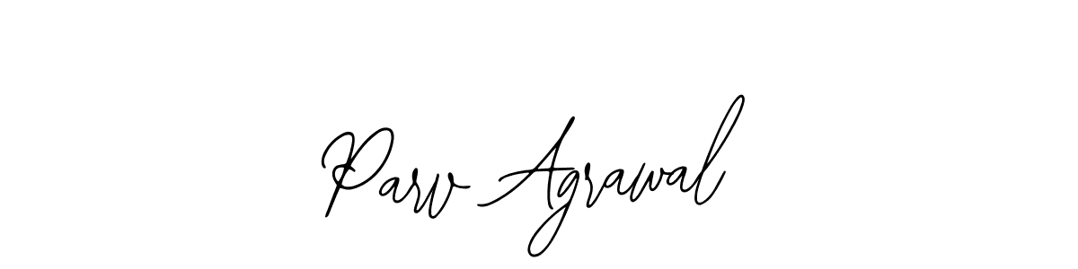 How to Draw Parv Agrawal signature style? Bearetta-2O07w is a latest design signature styles for name Parv Agrawal. Parv Agrawal signature style 12 images and pictures png