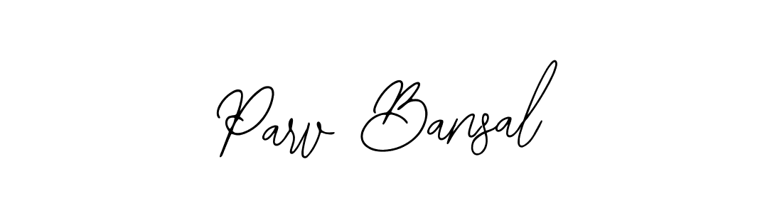 if you are searching for the best signature style for your name Parv Bansal. so please give up your signature search. here we have designed multiple signature styles  using Bearetta-2O07w. Parv Bansal signature style 12 images and pictures png