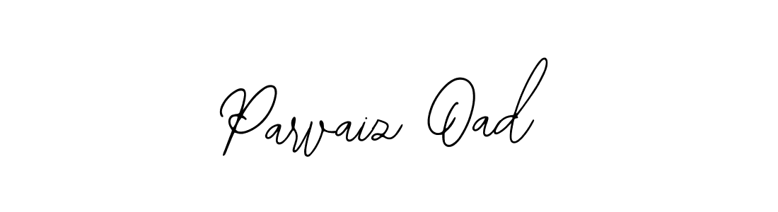 if you are searching for the best signature style for your name Parvaiz Oad. so please give up your signature search. here we have designed multiple signature styles  using Bearetta-2O07w. Parvaiz Oad signature style 12 images and pictures png