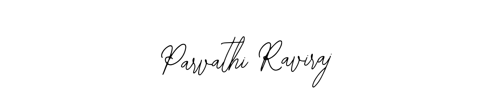 Bearetta-2O07w is a professional signature style that is perfect for those who want to add a touch of class to their signature. It is also a great choice for those who want to make their signature more unique. Get Parvathi Raviraj name to fancy signature for free. Parvathi Raviraj signature style 12 images and pictures png