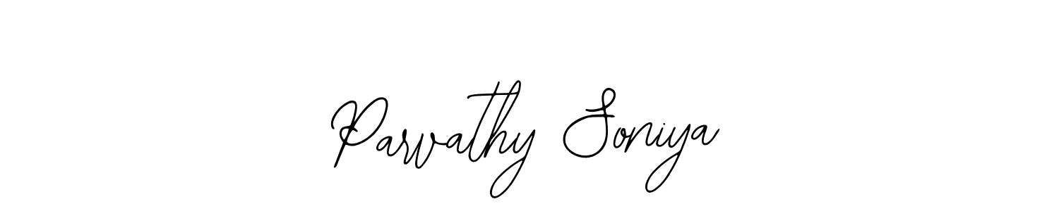Once you've used our free online signature maker to create your best signature Bearetta-2O07w style, it's time to enjoy all of the benefits that Parvathy Soniya name signing documents. Parvathy Soniya signature style 12 images and pictures png
