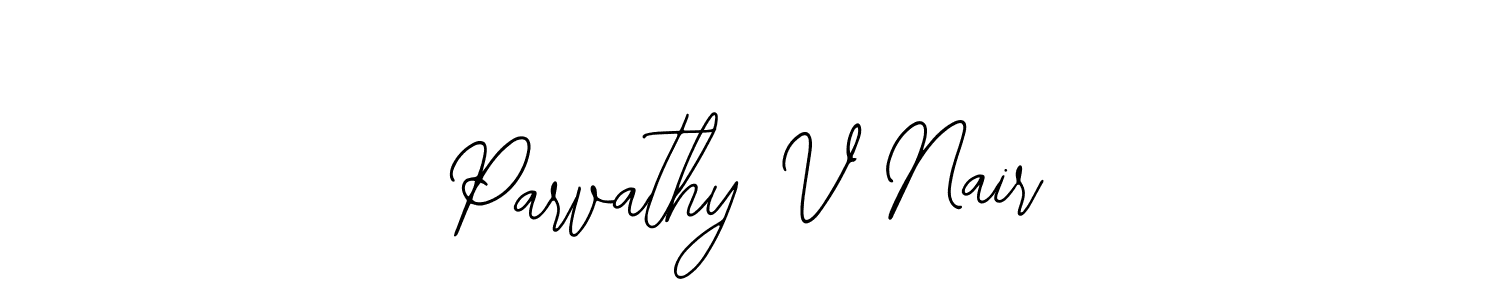 Also You can easily find your signature by using the search form. We will create Parvathy V Nair name handwritten signature images for you free of cost using Bearetta-2O07w sign style. Parvathy V Nair signature style 12 images and pictures png