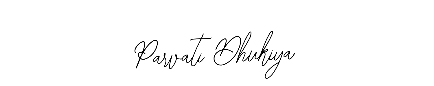 Make a beautiful signature design for name Parvati Dhukiya. Use this online signature maker to create a handwritten signature for free. Parvati Dhukiya signature style 12 images and pictures png