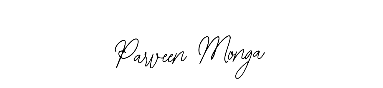 Design your own signature with our free online signature maker. With this signature software, you can create a handwritten (Bearetta-2O07w) signature for name Parveen Monga. Parveen Monga signature style 12 images and pictures png