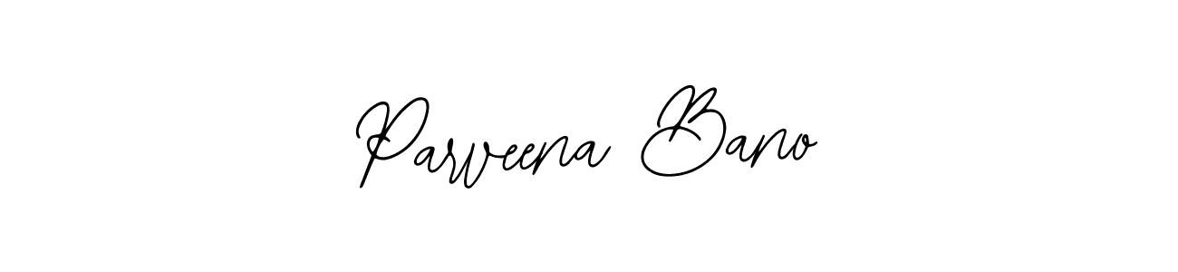 Best and Professional Signature Style for Parveena Bano. Bearetta-2O07w Best Signature Style Collection. Parveena Bano signature style 12 images and pictures png