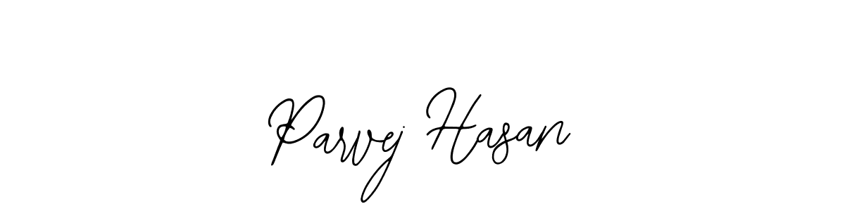 Bearetta-2O07w is a professional signature style that is perfect for those who want to add a touch of class to their signature. It is also a great choice for those who want to make their signature more unique. Get Parvej Hasan name to fancy signature for free. Parvej Hasan signature style 12 images and pictures png