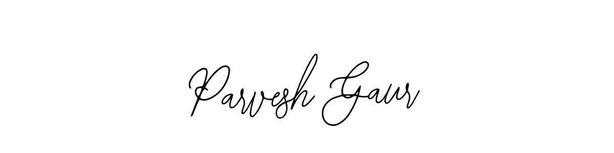 if you are searching for the best signature style for your name Parvesh Gaur. so please give up your signature search. here we have designed multiple signature styles  using Bearetta-2O07w. Parvesh Gaur signature style 12 images and pictures png