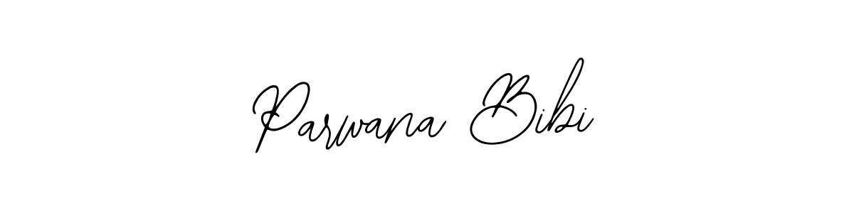 Use a signature maker to create a handwritten signature online. With this signature software, you can design (Bearetta-2O07w) your own signature for name Parwana Bibi. Parwana Bibi signature style 12 images and pictures png