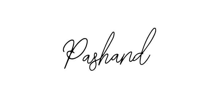 Use a signature maker to create a handwritten signature online. With this signature software, you can design (Bearetta-2O07w) your own signature for name Pashand. Pashand signature style 12 images and pictures png