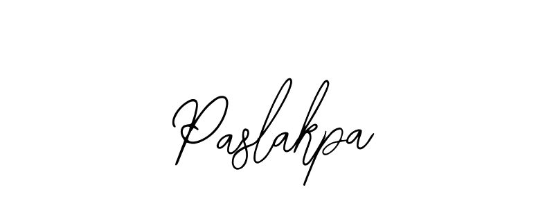 Design your own signature with our free online signature maker. With this signature software, you can create a handwritten (Bearetta-2O07w) signature for name Paslakpa. Paslakpa signature style 12 images and pictures png