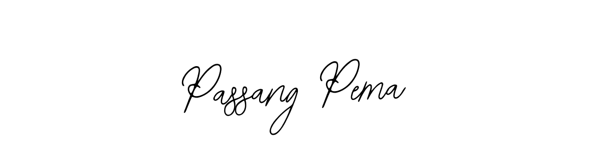 Design your own signature with our free online signature maker. With this signature software, you can create a handwritten (Bearetta-2O07w) signature for name Passang Pema. Passang Pema signature style 12 images and pictures png