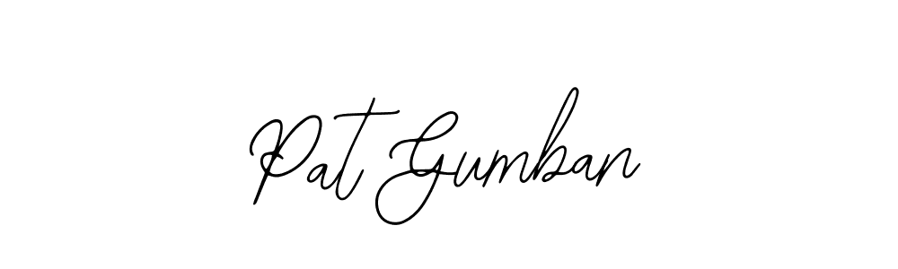 Bearetta-2O07w is a professional signature style that is perfect for those who want to add a touch of class to their signature. It is also a great choice for those who want to make their signature more unique. Get Pat Gumban name to fancy signature for free. Pat Gumban signature style 12 images and pictures png