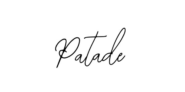 if you are searching for the best signature style for your name Patade. so please give up your signature search. here we have designed multiple signature styles  using Bearetta-2O07w. Patade signature style 12 images and pictures png