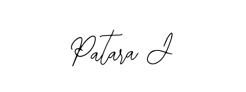 Use a signature maker to create a handwritten signature online. With this signature software, you can design (Bearetta-2O07w) your own signature for name Patara J. Patara J signature style 12 images and pictures png