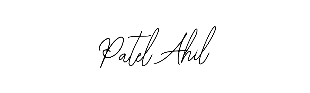How to make Patel Ahil name signature. Use Bearetta-2O07w style for creating short signs online. This is the latest handwritten sign. Patel Ahil signature style 12 images and pictures png