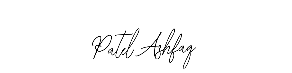 Similarly Bearetta-2O07w is the best handwritten signature design. Signature creator online .You can use it as an online autograph creator for name Patel Ashfaq. Patel Ashfaq signature style 12 images and pictures png