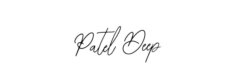 Use a signature maker to create a handwritten signature online. With this signature software, you can design (Bearetta-2O07w) your own signature for name Patel Deep. Patel Deep signature style 12 images and pictures png