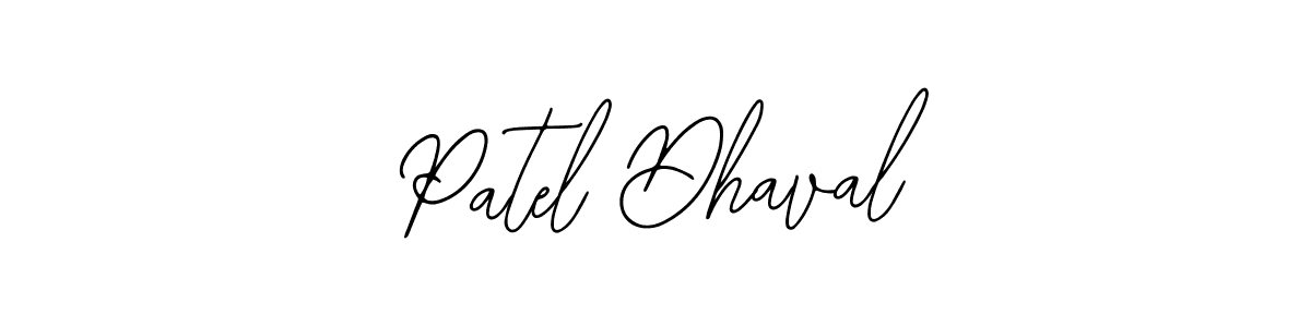 You should practise on your own different ways (Bearetta-2O07w) to write your name (Patel Dhaval) in signature. don't let someone else do it for you. Patel Dhaval signature style 12 images and pictures png