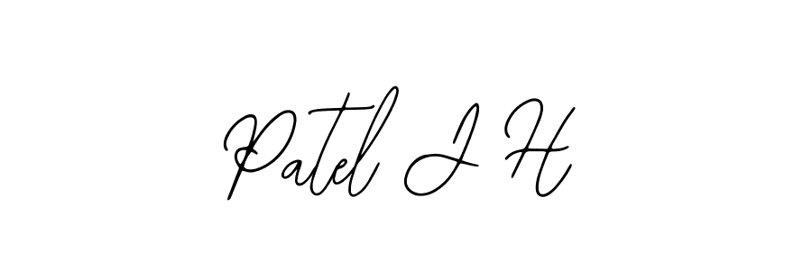 Make a beautiful signature design for name Patel J H. With this signature (Bearetta-2O07w) style, you can create a handwritten signature for free. Patel J H signature style 12 images and pictures png