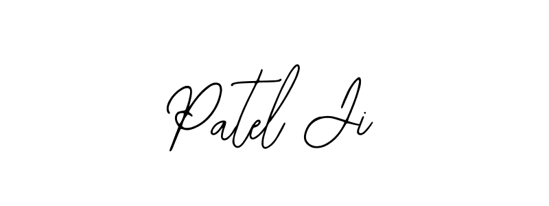 You should practise on your own different ways (Bearetta-2O07w) to write your name (Patel Ji) in signature. don't let someone else do it for you. Patel Ji signature style 12 images and pictures png