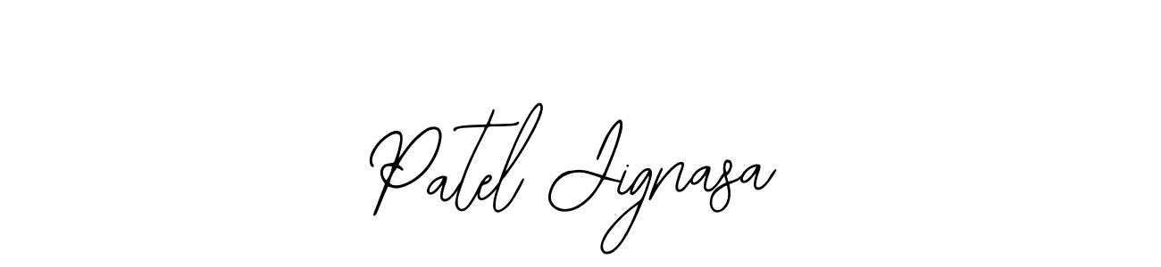 Patel Jignasa stylish signature style. Best Handwritten Sign (Bearetta-2O07w) for my name. Handwritten Signature Collection Ideas for my name Patel Jignasa. Patel Jignasa signature style 12 images and pictures png