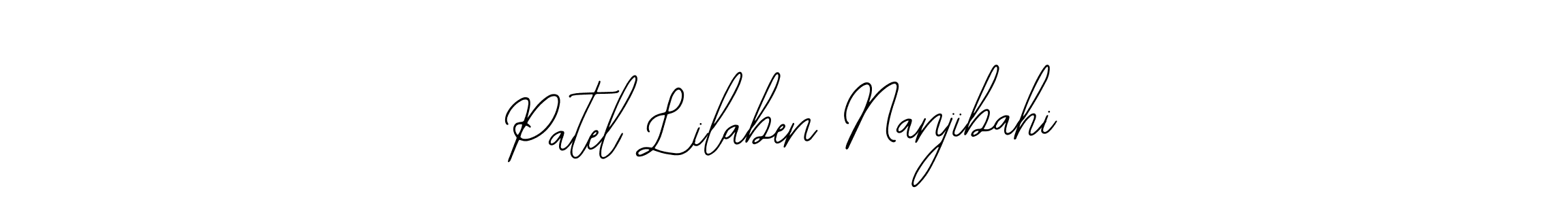 Also You can easily find your signature by using the search form. We will create Patel Lilaben Nanjibahi name handwritten signature images for you free of cost using Bearetta-2O07w sign style. Patel Lilaben Nanjibahi signature style 12 images and pictures png