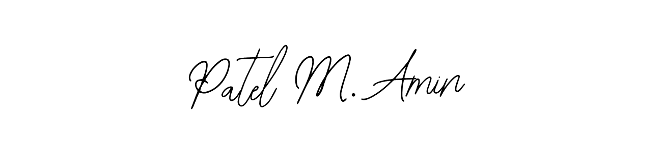 Also You can easily find your signature by using the search form. We will create Patel M. Amin name handwritten signature images for you free of cost using Bearetta-2O07w sign style. Patel M. Amin signature style 12 images and pictures png