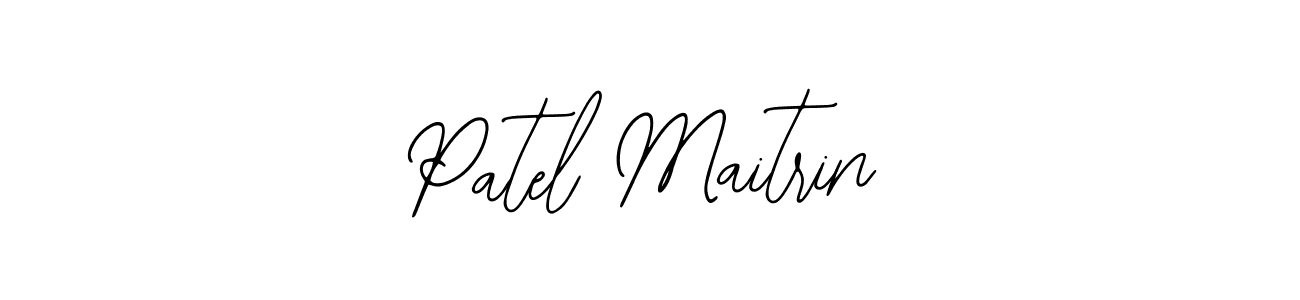 How to make Patel Maitrin signature? Bearetta-2O07w is a professional autograph style. Create handwritten signature for Patel Maitrin name. Patel Maitrin signature style 12 images and pictures png