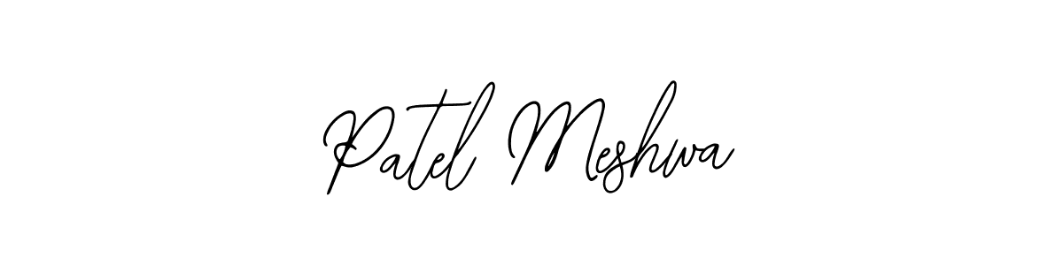 You should practise on your own different ways (Bearetta-2O07w) to write your name (Patel Meshwa) in signature. don't let someone else do it for you. Patel Meshwa signature style 12 images and pictures png