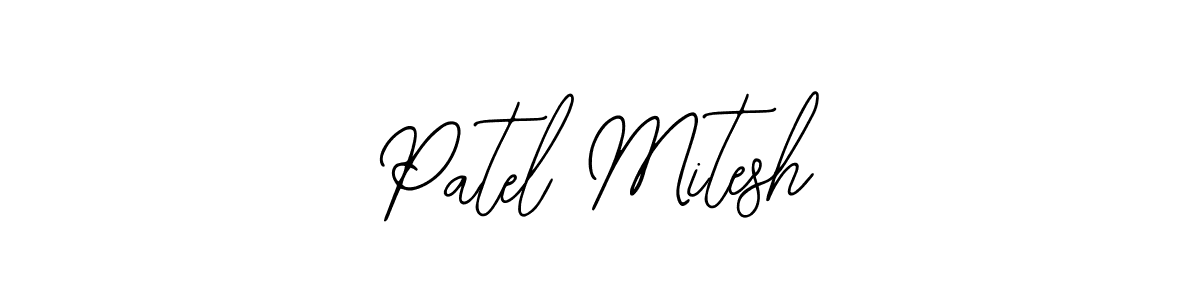 You should practise on your own different ways (Bearetta-2O07w) to write your name (Patel Mitesh) in signature. don't let someone else do it for you. Patel Mitesh signature style 12 images and pictures png