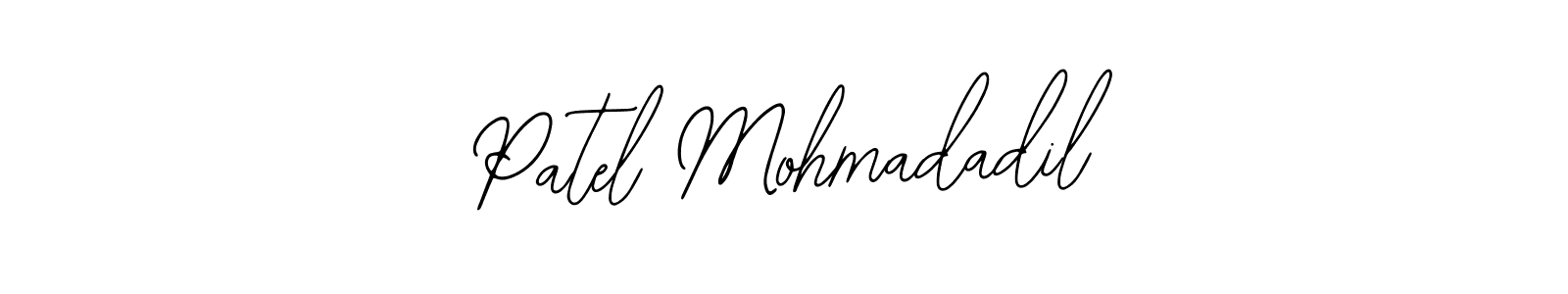 Make a beautiful signature design for name Patel Mohmadadil. With this signature (Bearetta-2O07w) style, you can create a handwritten signature for free. Patel Mohmadadil signature style 12 images and pictures png