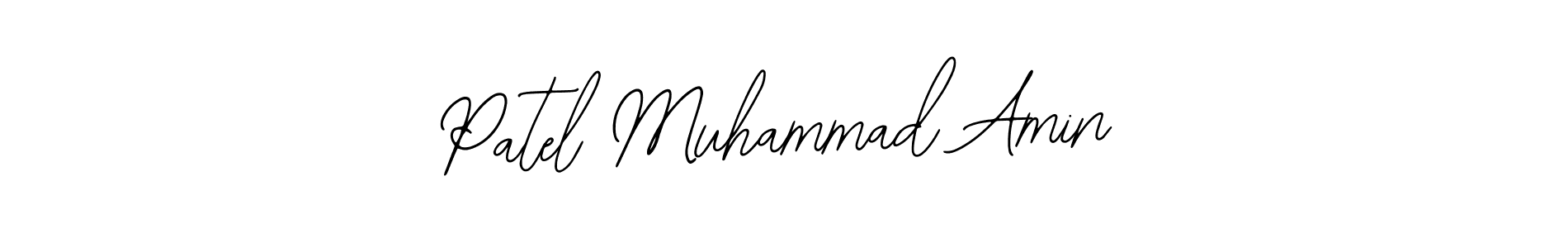 How to make Patel Muhammad Amin signature? Bearetta-2O07w is a professional autograph style. Create handwritten signature for Patel Muhammad Amin name. Patel Muhammad Amin signature style 12 images and pictures png