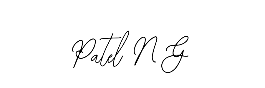 It looks lik you need a new signature style for name Patel N G. Design unique handwritten (Bearetta-2O07w) signature with our free signature maker in just a few clicks. Patel N G signature style 12 images and pictures png