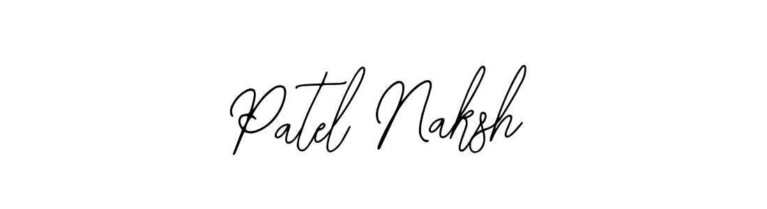 It looks lik you need a new signature style for name Patel Naksh. Design unique handwritten (Bearetta-2O07w) signature with our free signature maker in just a few clicks. Patel Naksh signature style 12 images and pictures png