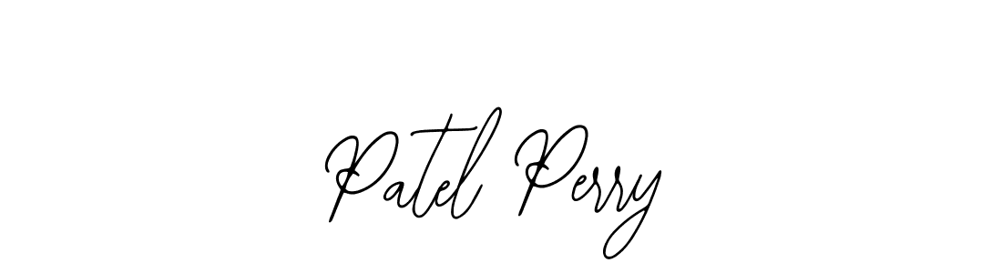 Use a signature maker to create a handwritten signature online. With this signature software, you can design (Bearetta-2O07w) your own signature for name Patel Perry. Patel Perry signature style 12 images and pictures png