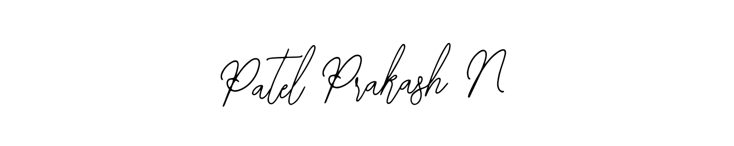 This is the best signature style for the Patel Prakash N name. Also you like these signature font (Bearetta-2O07w). Mix name signature. Patel Prakash N signature style 12 images and pictures png