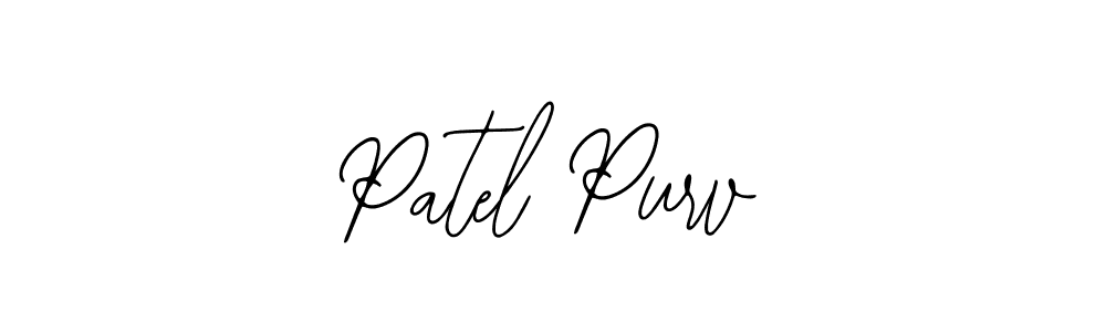 Similarly Bearetta-2O07w is the best handwritten signature design. Signature creator online .You can use it as an online autograph creator for name Patel Purv. Patel Purv signature style 12 images and pictures png