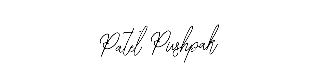 Also we have Patel Pushpak name is the best signature style. Create professional handwritten signature collection using Bearetta-2O07w autograph style. Patel Pushpak signature style 12 images and pictures png