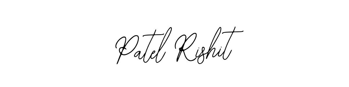 Patel Rishit stylish signature style. Best Handwritten Sign (Bearetta-2O07w) for my name. Handwritten Signature Collection Ideas for my name Patel Rishit. Patel Rishit signature style 12 images and pictures png