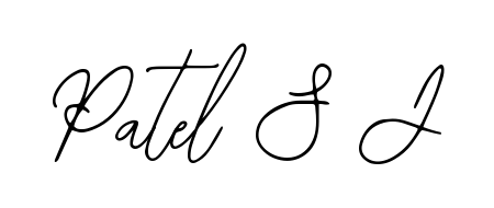 Enhance your business communications with Patel S J signature in Bearetta-2O07w lettering. Clean, modern, and universally compatible. Patel S J signature style 12 images and pictures png