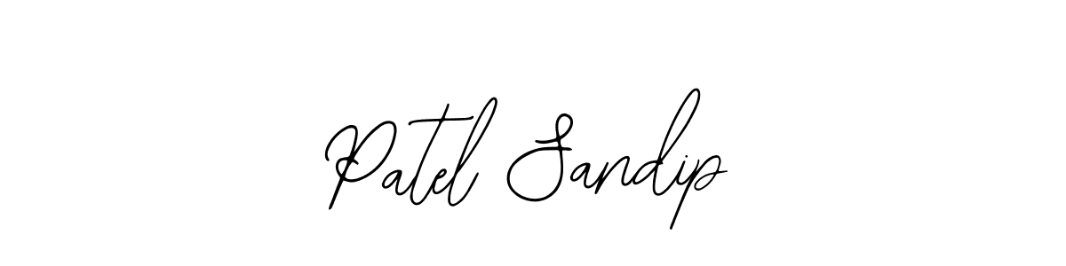 Also we have Patel Sandip name is the best signature style. Create professional handwritten signature collection using Bearetta-2O07w autograph style. Patel Sandip signature style 12 images and pictures png