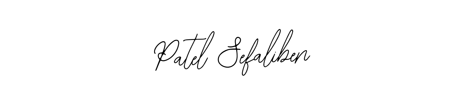 How to Draw Patel Sefaliben signature style? Bearetta-2O07w is a latest design signature styles for name Patel Sefaliben. Patel Sefaliben signature style 12 images and pictures png