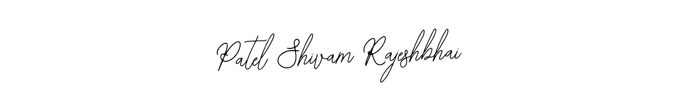 How to make Patel Shivam Rajeshbhai signature? Bearetta-2O07w is a professional autograph style. Create handwritten signature for Patel Shivam Rajeshbhai name. Patel Shivam Rajeshbhai signature style 12 images and pictures png